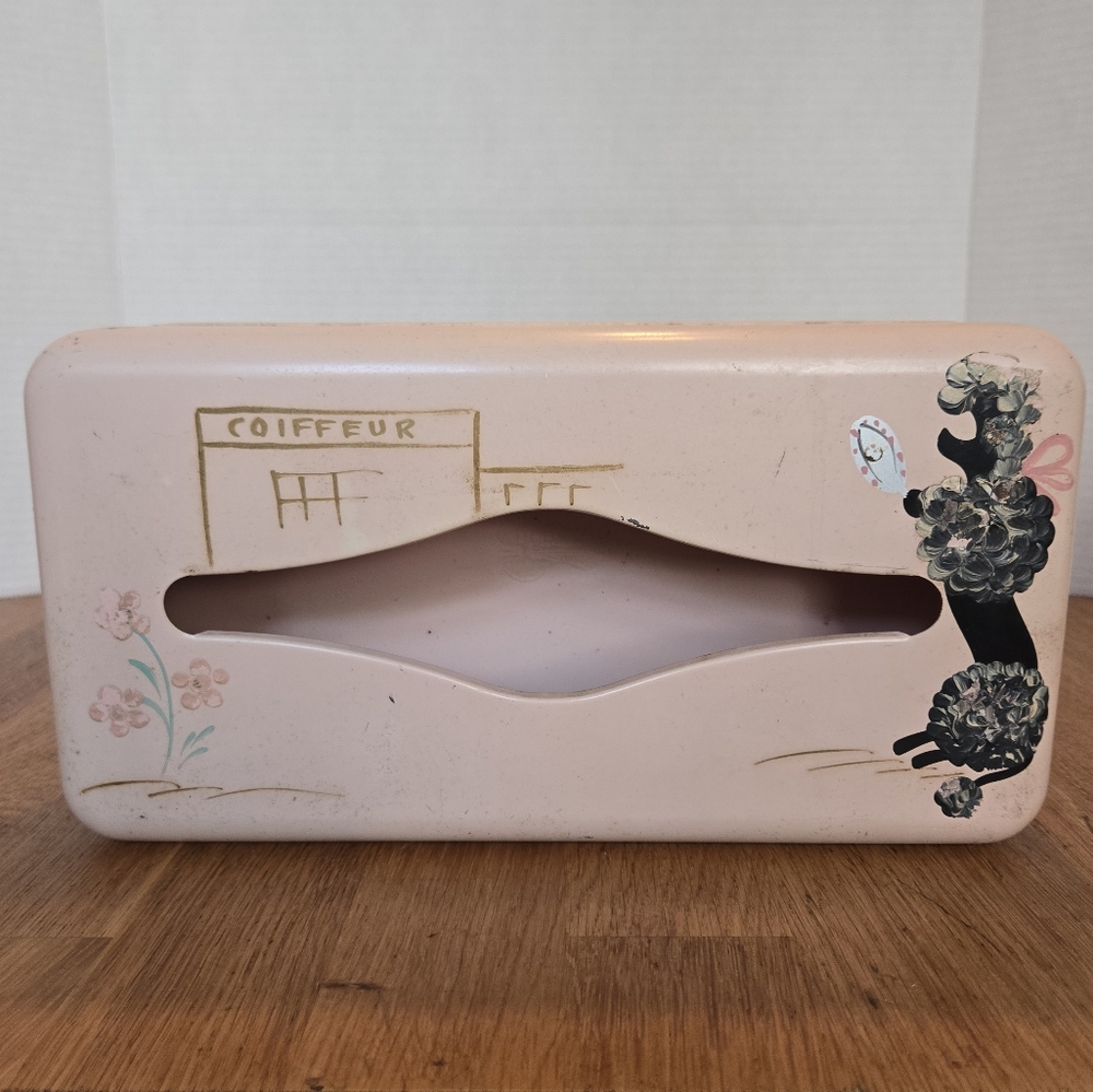 Vintage Parisian Chic Tissue Box Cover – French Vanity Bathroom Décor Romantic